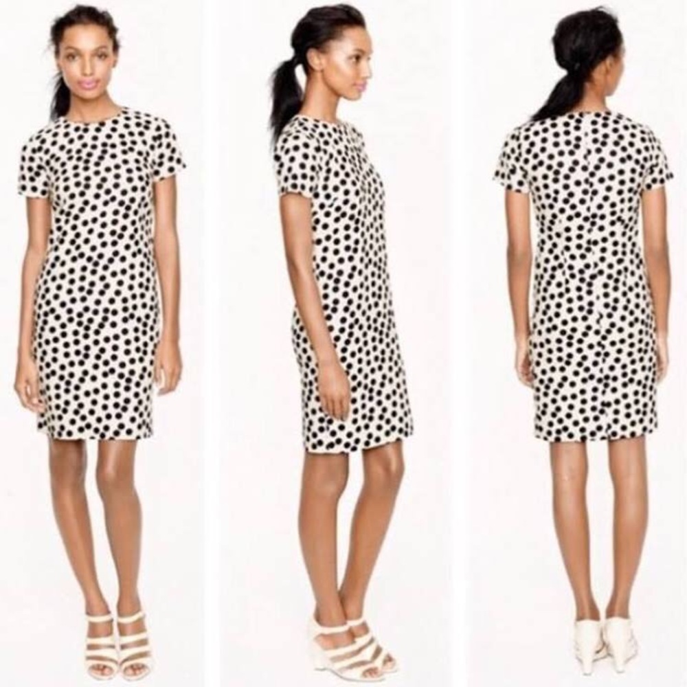 Polka dot J. Crew dress